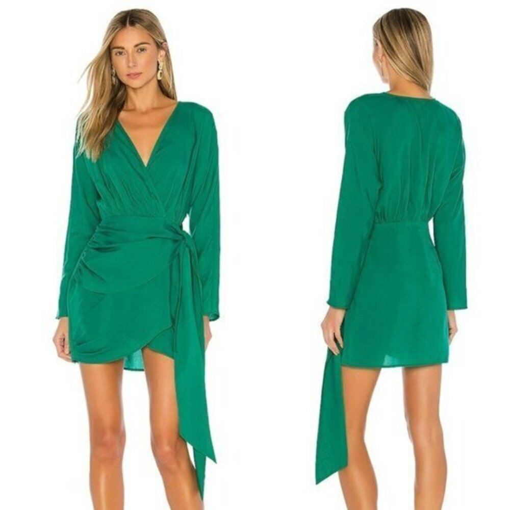 L'Academie The Lorriana Mini Dress - Green